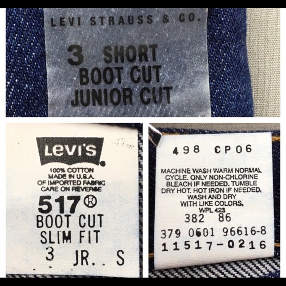 Vintage MADE IN USA 517 Levi’s Bootcut Slim Fit - Picture 6 of 8